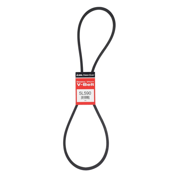 Mbl Mitsuboshi FHP General Utility V-Belt 0.63 in. W X 59 in. L For Fractional Horsepower Motors 5L590A - main